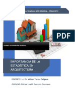 Importancia de La Estadistica en Arquitectura Mirian Guevara Guerrero