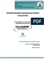 Actividad Integradora: Resolución de Conflictos Internacionales