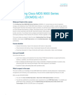 Configuring Cisco MDS 9000 Series Switches (DCMDS) v3.1: What You'll Learn in This Course