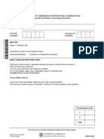 Igcse Biology 20080610 - s08 - QP - 5