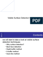 Visible Surface Detection Methods