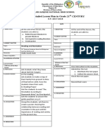 Semi-Detailed Lesson Plan in Grade 21 Century: Putlod-Sanjose National High School