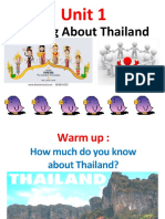 Talking About Thailand