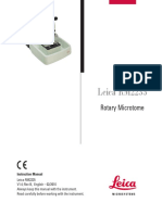 Leica Microtome Instruction Manual