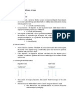 1.2 Bank Reconciliation and Proof of Cash