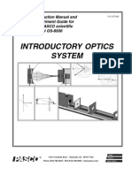 Introductory Optics System: Instruction Manual and Experiment Guide For The PASCO Scientific Model OS-8500