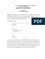 Introduction To Time-Frequency Analysis and Wavelet Transforms