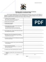 Statement of Particulars Required To Be Given Pursuant To The Business Name Registration Act IN CASE OF A FIRM