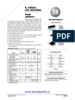 LM324, LM324A, LM224, LM2902, LM2902V, NCV2902 Single Supply Quad Operational Amplifiers