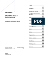 802D SL Surface Grinding Programming Operating Manual