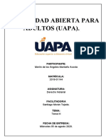 Tarea 3 de Derecho Notarial