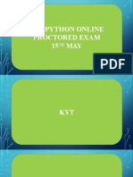 Tcs Python Online Proctored Exam 15 MAY