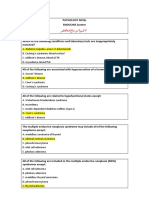 MCQ Pathology - Endocine