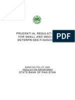 Prudential Regulations For Small and Medium Enterprises Financing