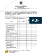 Schools Readiness Tool