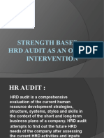 HR Audit As OD-intervention