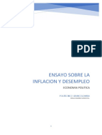 Ensayo de Inflación y El Desempleo