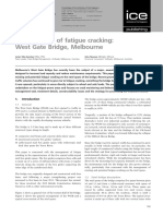 Management of Fatigue Cracking West Gate Bridge, Melbourne PDF