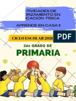 2° Primaria Planeacion Educación Física