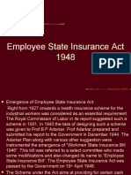 Employee State Insurance Act 1948