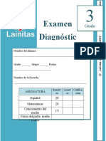 3er Grado - Examen de Diagnóstico (2020-2021)