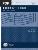 Adoramus Te, Christe: Eric Barnum