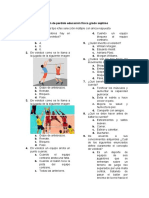 Examen de Periodo Ed Fisica 7