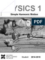 AP1 Simple Harmonic Motion Student 