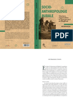 SOCIO ANTHROPOLOGIE RURALE Structure Org PDF