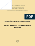 Cadernos Tematicos Educacao Escolar Quilombola PDF