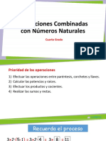 2018 Mat4p U4 PPT Operaciones Combinadas Con Numeros Naturales