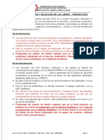 ACTA DE REVISIÓN Y ELECCIÓN DE LOS LIBROS - Período 2019 Informe 1