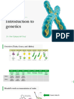 Lecture Note - Introduction To Genetics