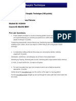 Culturing and Aseptic Technique: Pre-Lab Questions