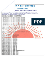 Aditya Enterprise: Atlas Copco Kit List For Ga/Xa Series M/C