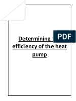 Determining The Efficiency of The Heat Pump PDF