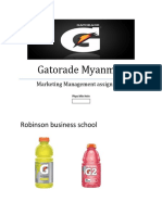 Gatorade Myanmar: Robinson Business School