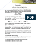 Lecture (7) Kinetics, Electrochem and Equilibrium: Baso Ba + So