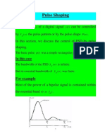 Lecture Two Pulse Shaping