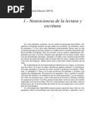 NEUROCIENCIA DE LA LECTURA Y ESCRITURA. Emilio García