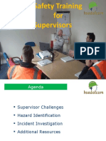 Supervisor Safety Training