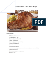 Pernil Suíno Assado Inteiro - Ana Braga