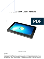 WINPAD P100 User's Manual: Announcement