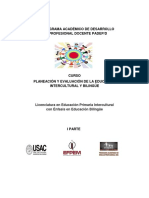 1 Parte Guía Planeación y Evaluación de La Educa Intercultural Bilingüe PDF