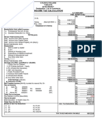 Income Tax Calculation