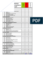 Terminal:Port of ABCXYZ Baseline Criteria Compliance Assessment Scorecard