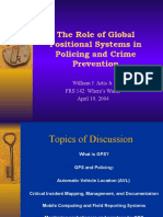 The Role of Global Positional Systems in Policing and Crime Prevention