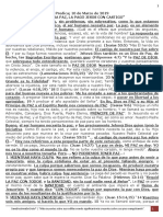 Predica L. (10marzo 2019) Nuestra Paz, La Pagó Jesús Con Castigo