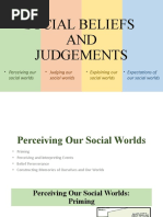 Social Beliefs and Judgements