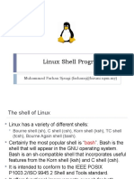 Linux Shell Programming: Muhammad Farhan Sjaugi (Farhansj@biruni - Upm.my)